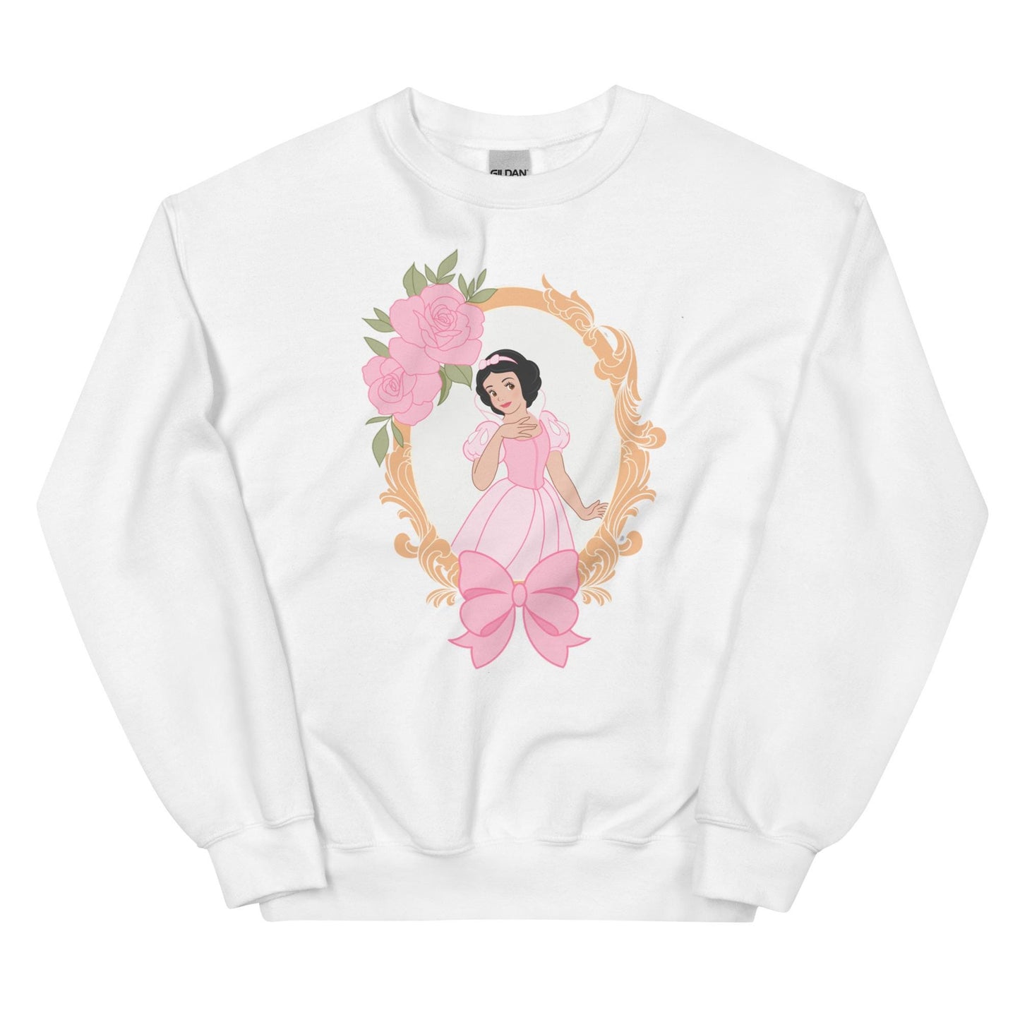 Coquette Disney Princess Snow White Sweatshirt, Princess Sweater, Fairy Tale Jumper, Magical Pullover, Fantasy Top