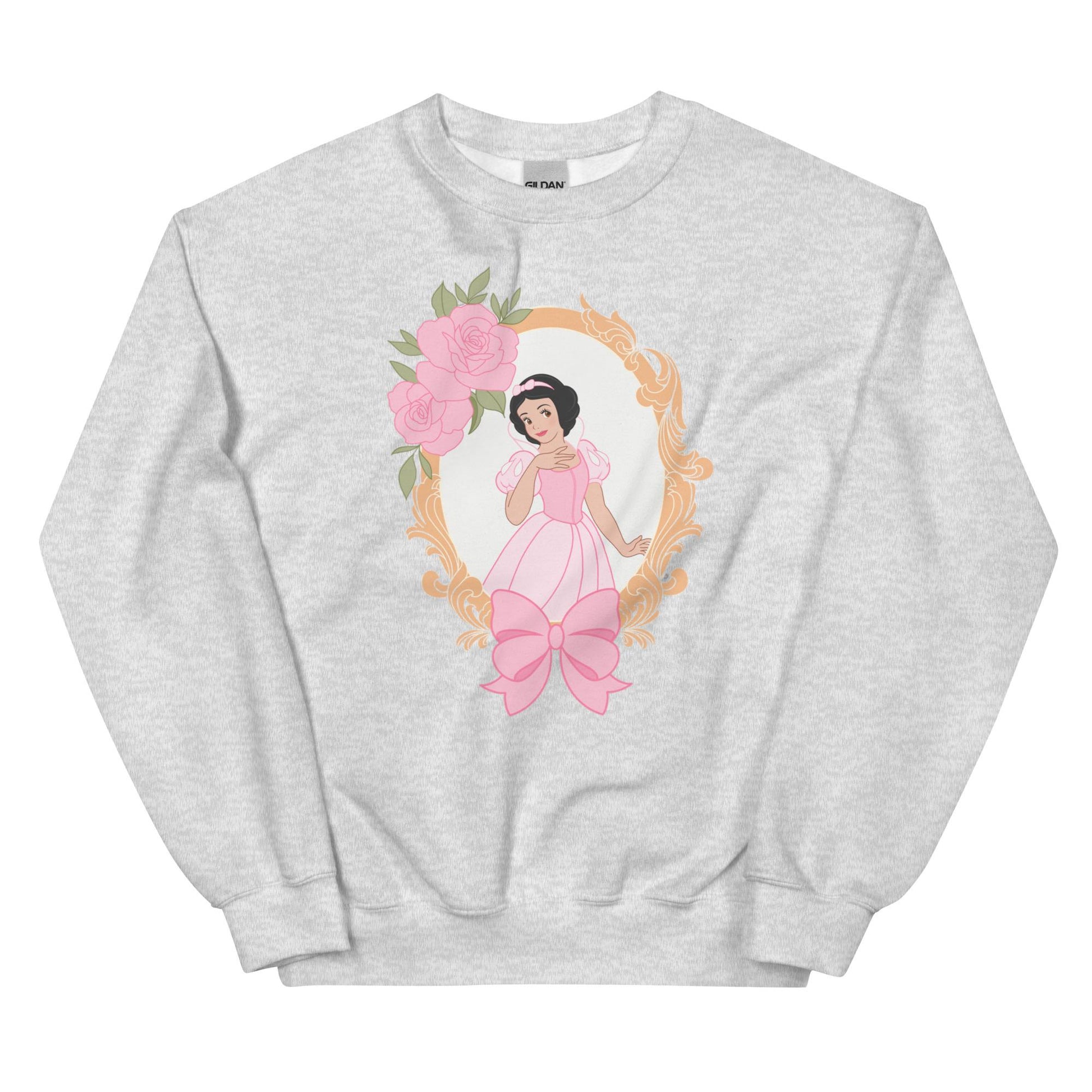 Coquette Disney Princess Snow White Sweatshirt, Princess Sweater, Fairy Tale Jumper, Magical Pullover, Fantasy Top